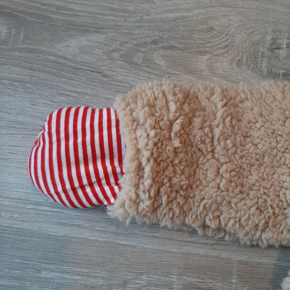 Warm Fleece Reindeer Christmas Onesie, 3-6 Months - Picture 4 of 8